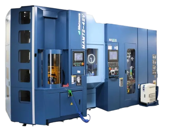 Advanced CNC machine used for precision manufacturing at JPM Advanced Manufacturing.